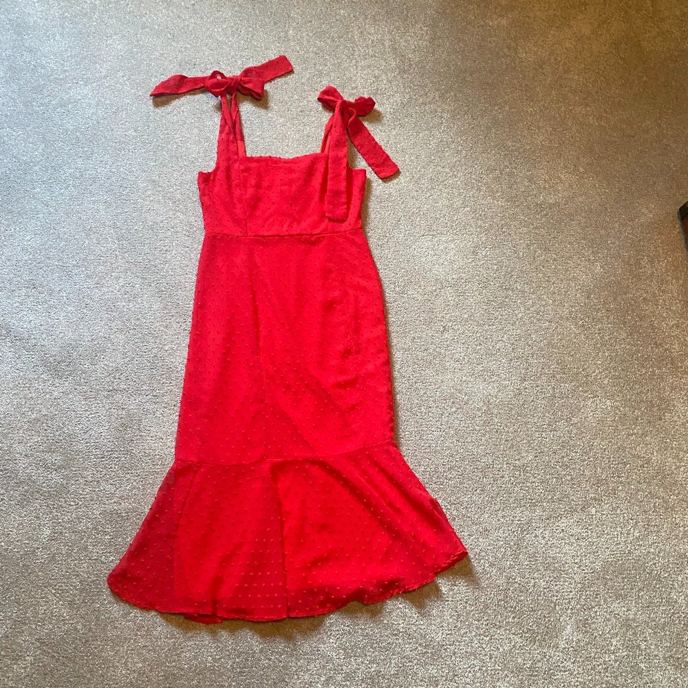 Red Mermaid Lulus dress
